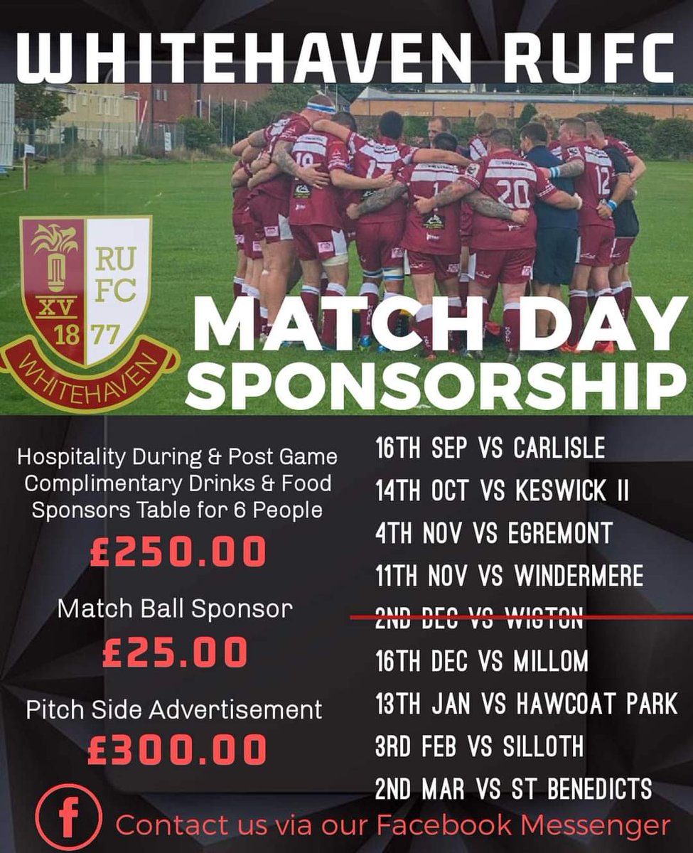 Whitehaven RUFC tweet media