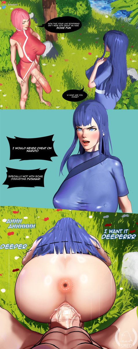 Sakura, nunca engañaría a mi esposo ... oh mierda, lo quiero más profundo Sakura~