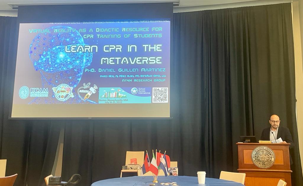Brillian breakout session by Dr. Daniel Guillén,ISNA &amp; ACEESE's Reasearch and Project Manager at SNI2023 Conference. Participants were fascinated and willing to learn more about the metaverse as a teaching and learning resource in school nursing.