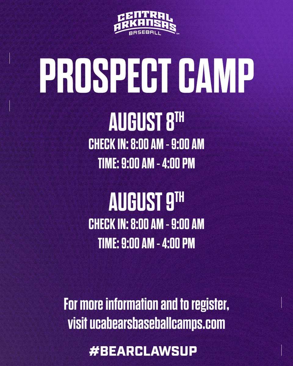 Don’t miss out on signing up for one of our last two prospect camps of the Summer! #FightFinishFaith