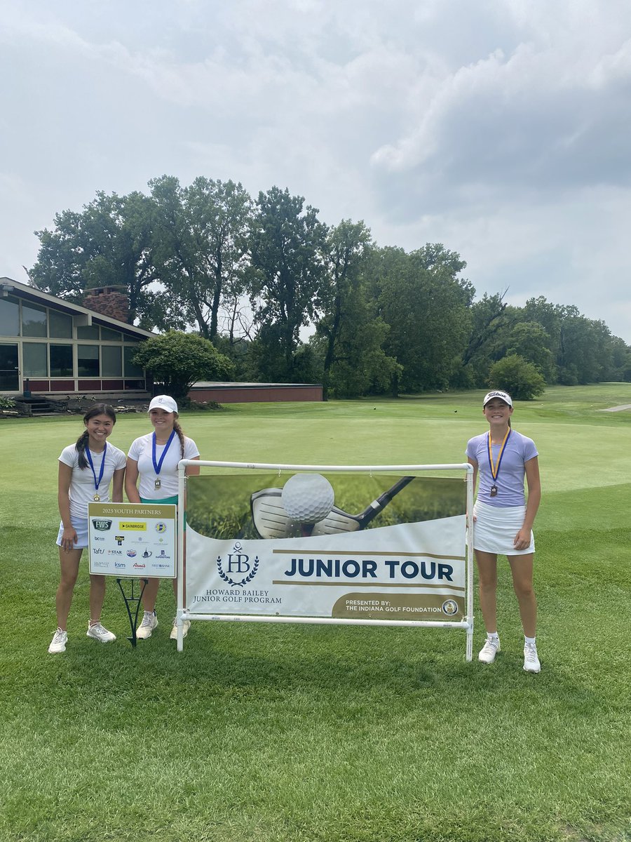 Congratulations to our winners at the Junior Tour at Muncie Elks Country Club!

Boys 16-19
1. Ryan Davis - 74
2. Christian Groves - 74
3. Jack Harris - 77

Girls 16-19
1. Ella Bui - 75
2. Jama Burch - 76
3. Kayleigh Agugliaro- 76

#indianagolf #indianajuniorgolf
