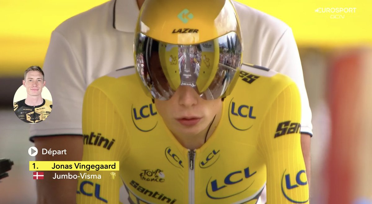 #TDF2023 Tour de France 2023, Stage 16

⛰️ CÔTE DE DOMANCY (2.5 km, 9.60% , 810 m)

🇩🇰 Vingegaard

• 6:43
• 7.6 w/kg (est.)
• 2144 m/h VAM
• 22.33 km/h

🇸🇮 Pogačar

• 7:08 without the bike change (bike change +10')
• 7.1 w/kg (est.)
• 2019 m/h VAM
• 21.03 km/h

est.=65 kg