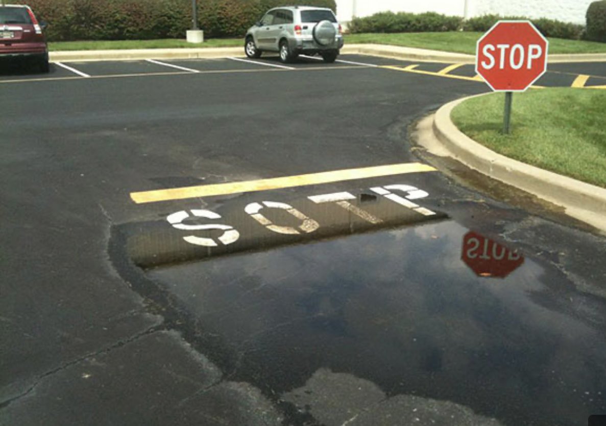 Oops….  #majorfail #youhadonejob #STOP
🤣