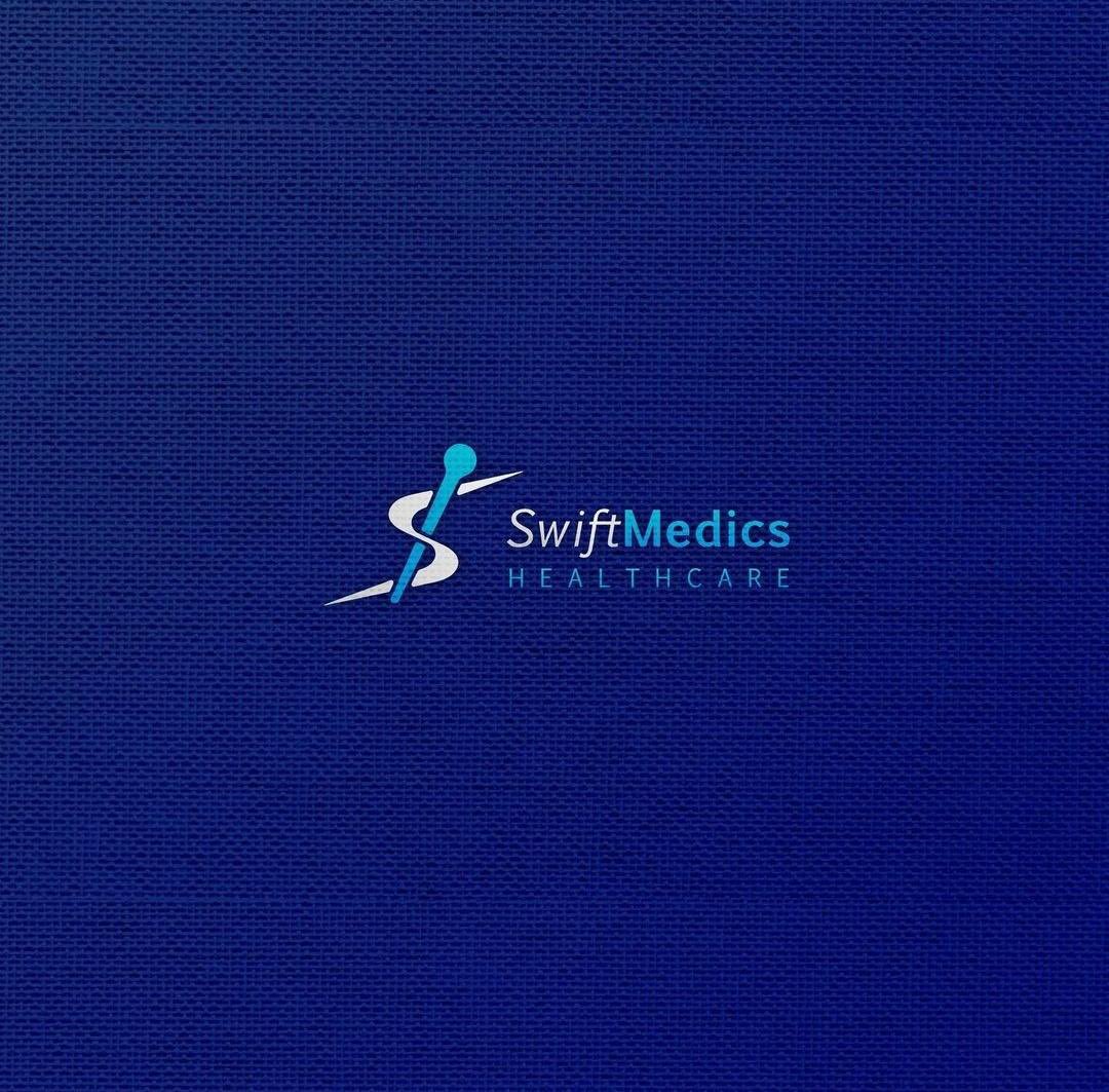 Here’s a thread talking about logos I’ve designed.. and because I’m the kind of person that will wear a brand new shirt the same day, I start from my favorite…
The SwiftMedics logo:
The idea literally popped into my head and I didn’t need to do another to compare…