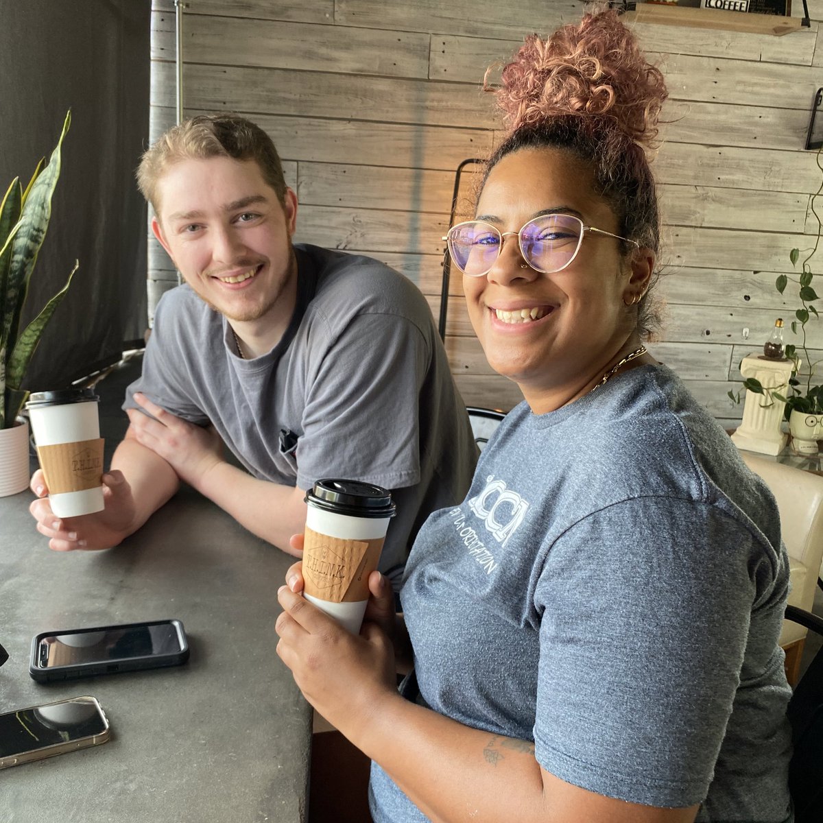 What do you call it when you walk into a coffee shop and feel like you’ve been there before?
… Déja-brew
•
Thank you, THINK coffee, for taking care of us today! It was great to see everyone! ☕️