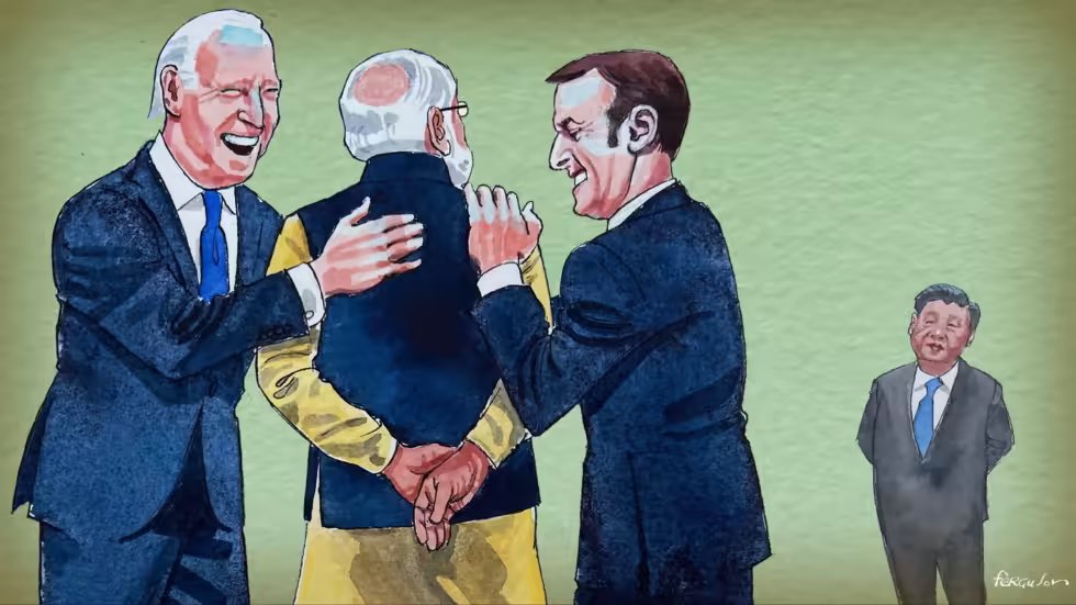 Hugs & Embraces
State Dinner & Bastille Day
And so many decorations & drumbeats 
For Purchasing Power of India 
Enabled with late #PVNarasimhaRao Liberalisation & endeared World Trade with gross failure to build Manufacturing Capacities more since ModiRaj
https://t.co/Ep29wqPkUB https://t.co/4hztBTNIfF