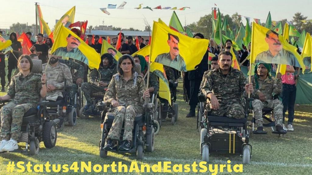 Elham86582791's tweet photo. ثورة روج آفا ثورة المقاومة والإرادة الحرة 
#Status4NorthAndEastSyria https://t.co/FuGIqkbTEl