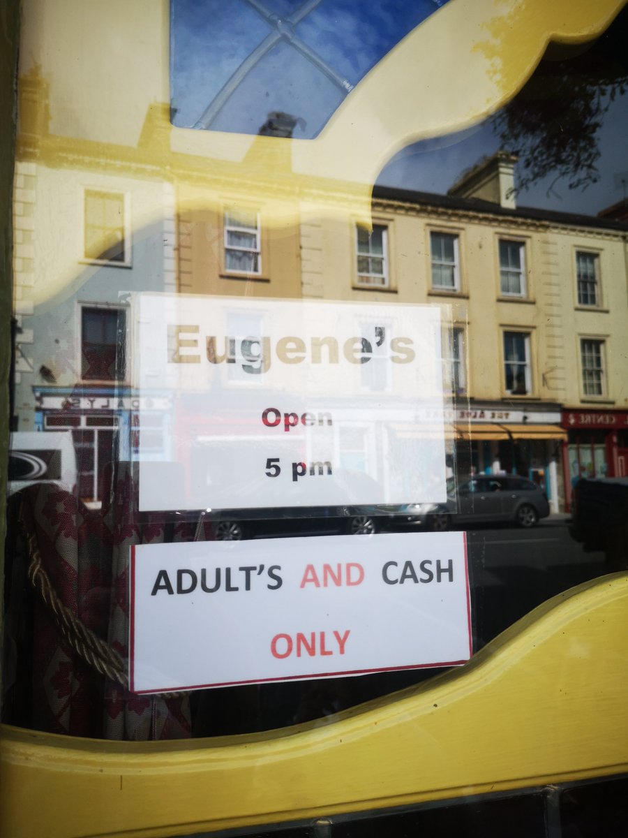 Sunny in West Clare today & I saw this beaut of a sign in a wee pub 🤩 #upthebanner