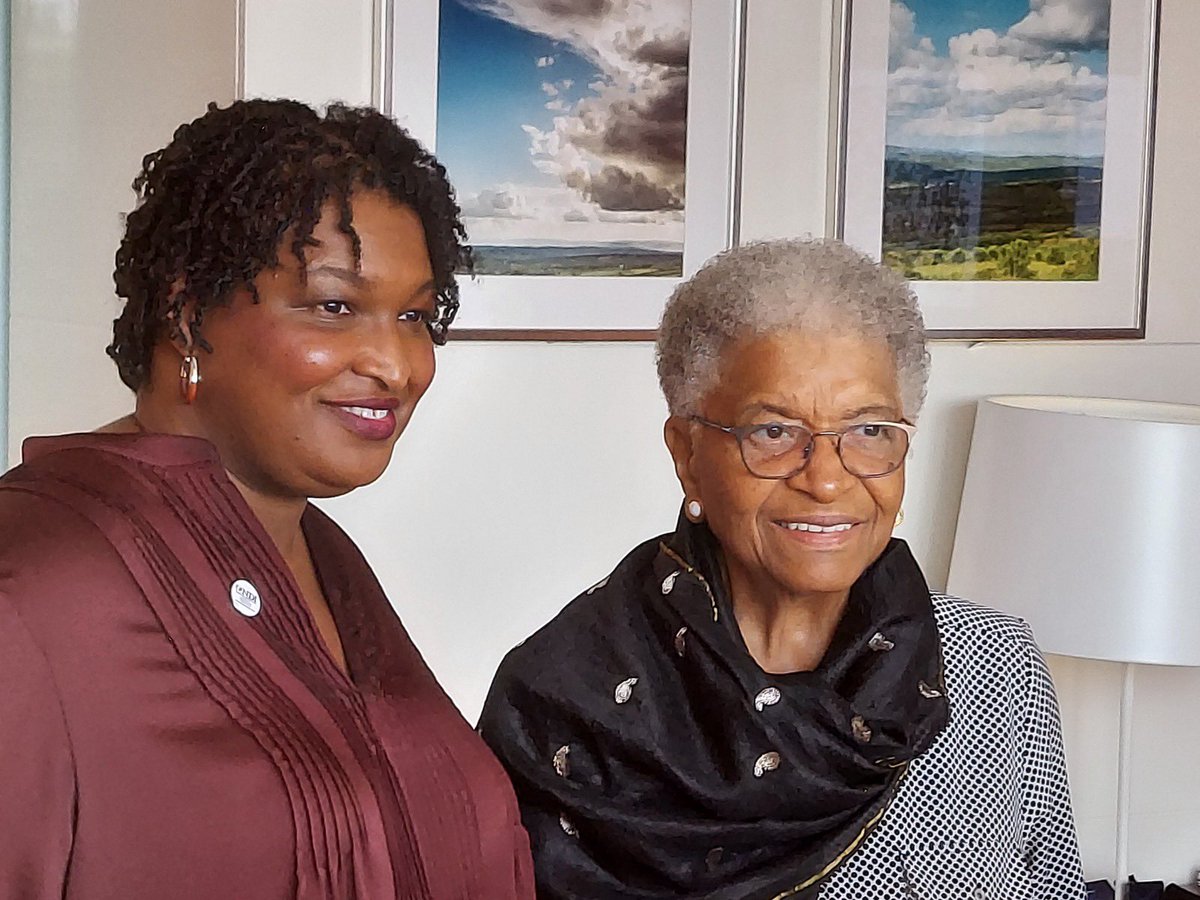 Ellen Johnson Sirleaf (@maellensirleaf) on Twitter photo I thoroughly enjoyed my conversation with <a href="/staceyabrams/">Stacey Abrams</a> at the <a href="/WomenDeliver/">Women Deliver</a> Conference. As a woman in public service, the road to leadership at the highest level is rife with challenges, but supporting & empowering one another is an essential part of our success. #WD2023 I thoroughly enjoyed my conversation with <a href="/staceyabrams/">Stacey Abrams</a> at the <a href="/WomenDeliver/">Women Deliver</a> Conference. As a woman in public service, the road to leadership at the highest level is rife with challenges, but supporting & empowering one another is an essential part of our success. #WD2023