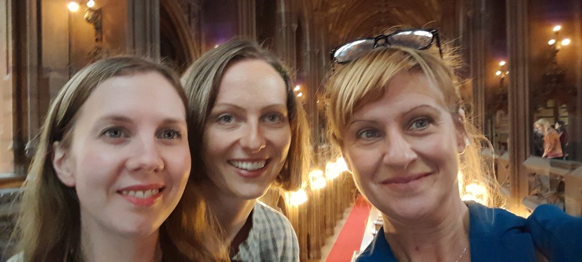 exhibitingwords's tweet photo. And it's a wrap!! A million thanks from us 3 to everyone who took part in our symposium and contributed to make it a success! It's been a blast having you around. We'll be in touch soon with more info, resources, contacts etc. 👋👋👋 @TheJohnRylands @ThePortico @ArtsMethodsManc https://t.co/QkbFrCGvRJ
