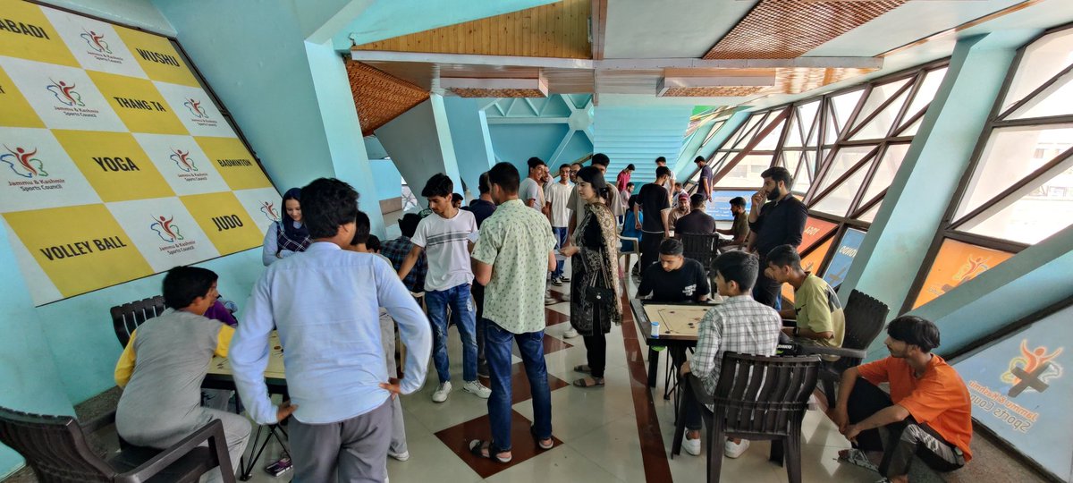 jkcarrom's tweet photo. District Srinagar Carrom C'ship 2023-24 at SKISC, Srinagar 

@OfficeOfLGJandK 
@YASMinistry
@JKSportsCouncil
@dgyssjk 
@IndianCarrom
@SarmadHafeez3 
@nuzhatjehangir 
@RisingKashmir 
@RadioChinar 
@MyYouthMyPride 
#carrom  #indiancarrom #jkcarrom https://t.co/WyDLSN1gmP