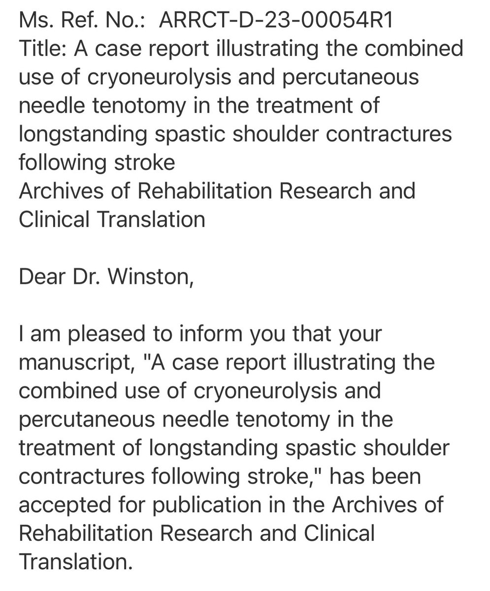 When your @UBC summer student submits a first ever described combined medical procedure and it is accepted before the end of the summer vibes! @archivesoa Congrats Samuel Herzog. @VIHealthRes we are committed to evidence based practice