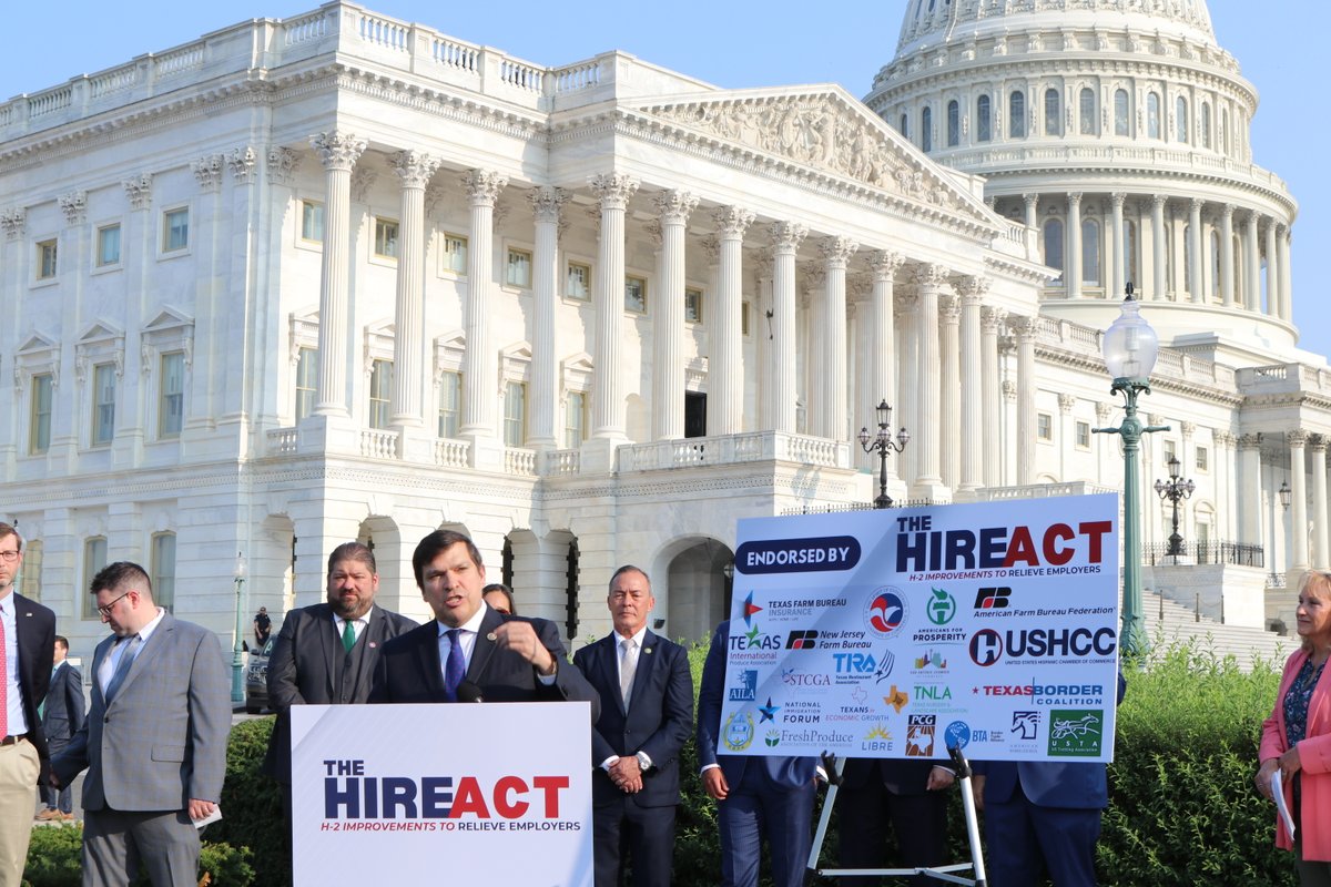 The fact is: America has a labor shortage &amp; we have a way to fix it.

Proud to join my friend, <a href="/RepTonyGonzales/">Rep. Tony Gonzales</a> to introduce the HIRE Act, a piece of commonsense legislation to simplify the H-2 Visa process for employers &amp; temporary workers.