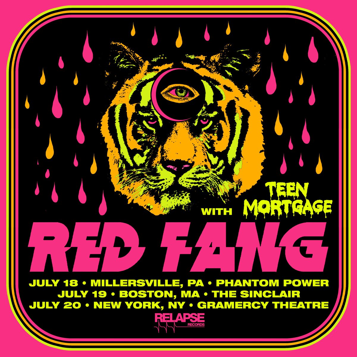 East Coast headline shows with @teen_mortgage begins tonight! redfang.net/live.html