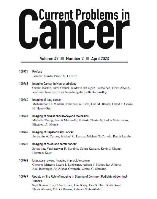 Current Problems in Cancer & CPC: Case Reports tweet media