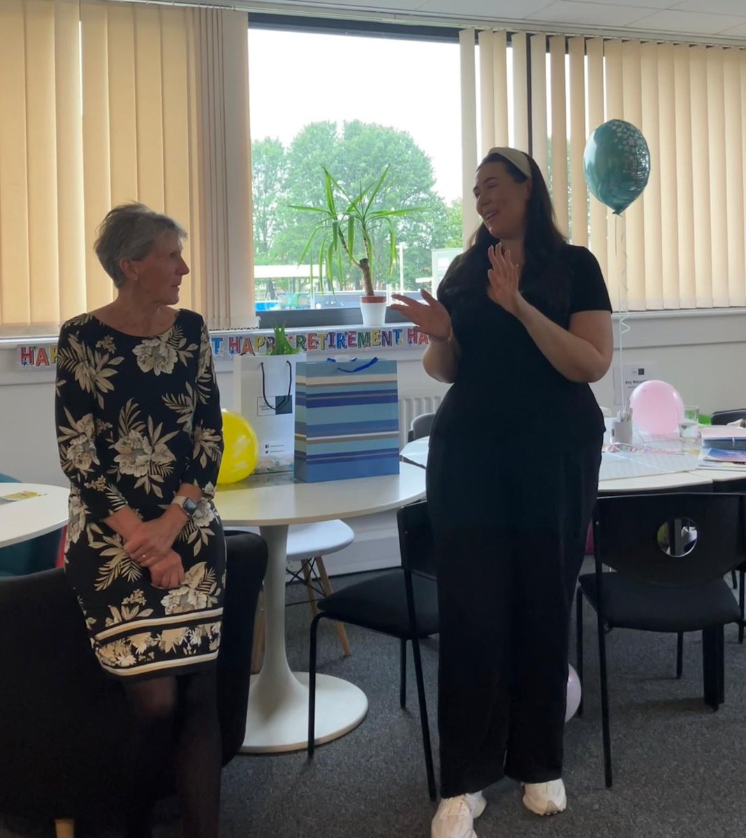 It was a privilege to celebrate our amazing Sue Preston today as she retires from TCS after nearly 42 years! What a legacy she has left with us all & I’m in awe of what she has achieved, her stories & the impact she has had on those she has supported & worked with 🫶🏼☺️💫🌈💜