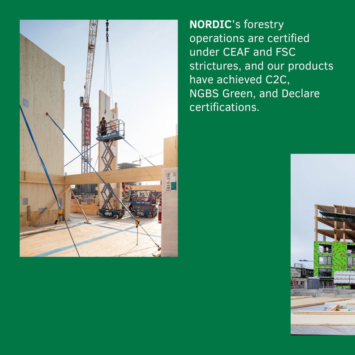 NordicStructure's tweet image. The environment column of the week: LEED Certification 🌎🌲

#LEEDCertified #C2CCertified #FSC #NGBSGreen #LBCcertified #wellcertified
