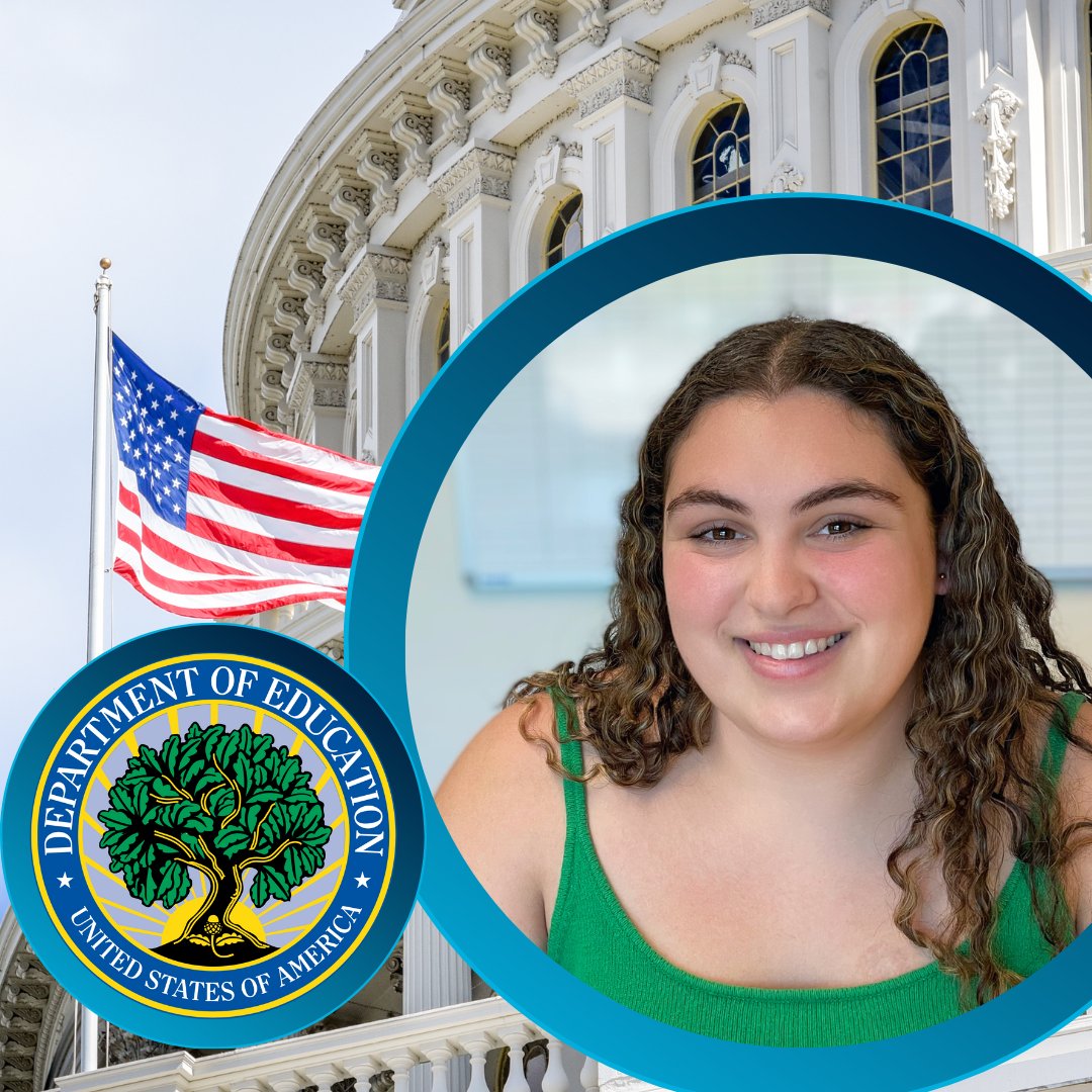 NorwalkPS's tweet photo. 2023 @brienmcmahon_hs grad Samantha Przybisiki is in DC today to participate in the Free to Learn: Inclusion, Rights and Accommodations for All Faiths &amp; None conference @usedgov. To read more about Przybisiki’s advocacy for equity &amp; inclusion, click here: https://t.co/Ipg8grqnfm https://t.co/NLoFQrrxCu