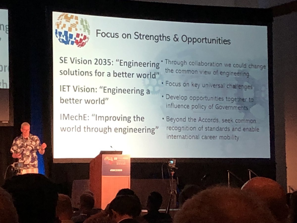 Excellent start to Day 2 #incose IS. Engineers hold the key to making this a better world!  We all have a part to play. @wpigradstudies @incose_org