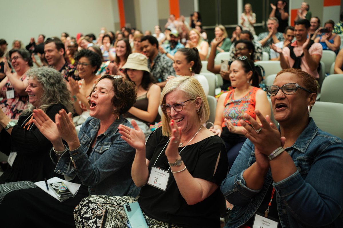 We’re reminiscing about last week’s reading with 21st U.S. Poet Laureate @cilantroman, award-winning author & educator, Jaswinder Bolina, and Emmy-nominated poet & performer from Miami, @christellvroach. A great ending to the Poetry Foundation's Summer Poetry Teachers Institute!