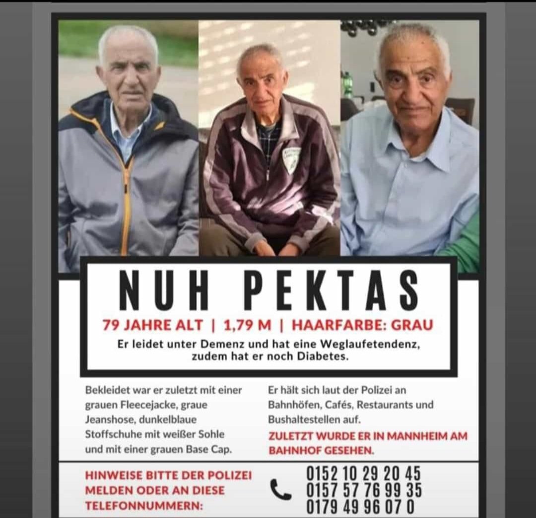 Kathy  (@dornigerose) on Twitter photo So ihr lieben, ich brauche alle Power die ihr habt! Dieser Mann, ein bekannter, wird vermisst. Er ist dement und orientierungslos. Er pendelt vorwiegend im Gebiet in Darmstadt, Mannheim, Stuttgart. In Mannheim sah er seine eigene Vermisstenanzeige und bat einen Fahrgast 1/* So ihr lieben, ich brauche alle Power die ihr habt! Dieser Mann, ein bekannter, wird vermisst. Er ist dement und orientierungslos. Er pendelt vorwiegend im Gebiet in Darmstadt, Mannheim, Stuttgart. In Mannheim sah er seine eigene Vermisstenanzeige und bat einen Fahrgast 1/*
