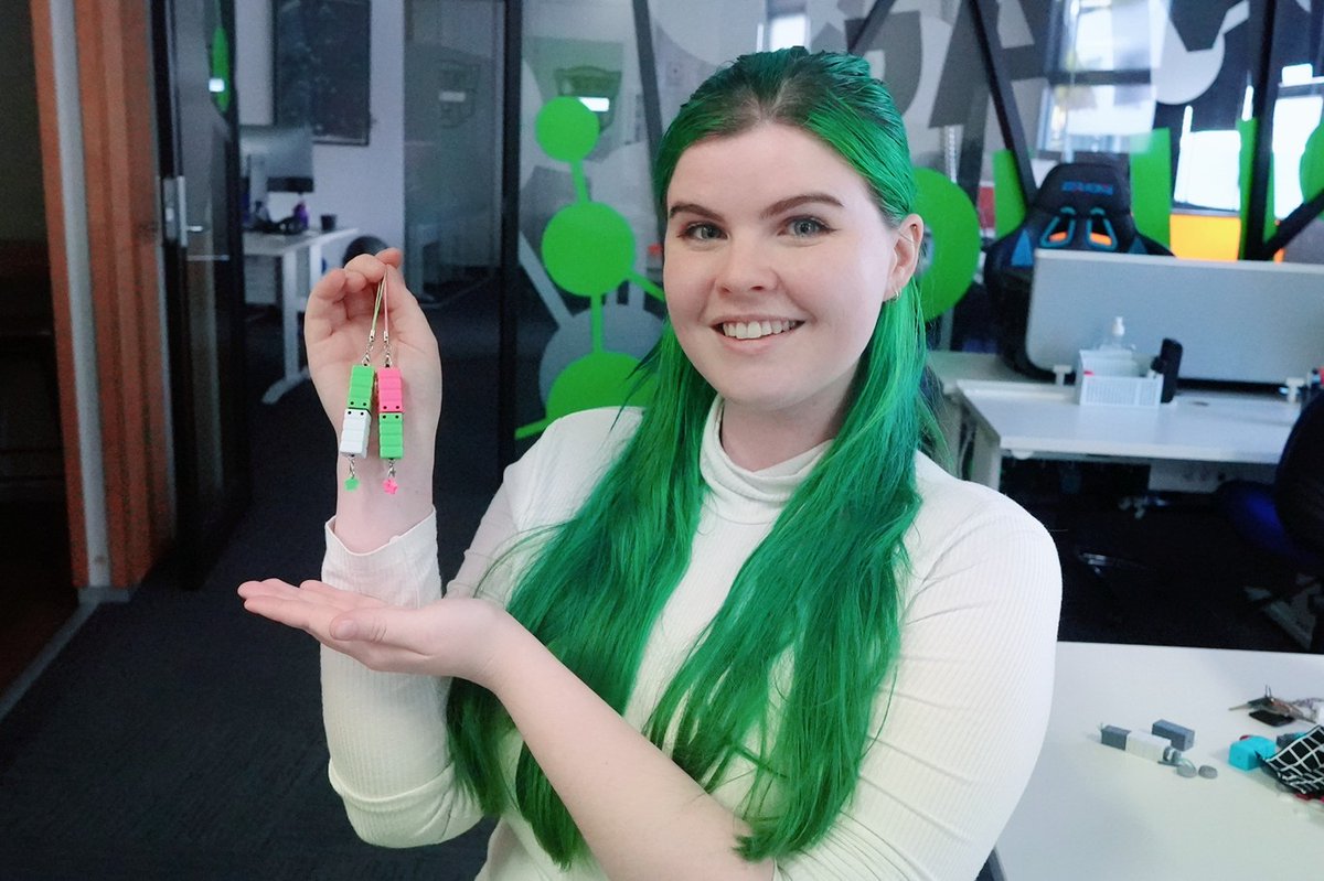 It's a very exciting occasion!
Elise is publishing her first game this week: Grub Cup!
We've got some videos coming soon showing off this cool Keychain Boardgame! 😀