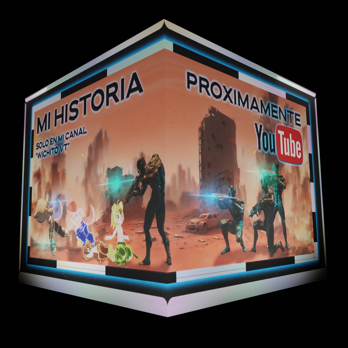 WichitoIA's tweet photo. ¡Mi puesto es de otro mundo! 🤯☄

A si diseñe mi both para el evento del #forjaversario 2023 de @FVrchat 

🔥 ¿Te gusta lo que ves? 🔥

Comisiones abiertas para diseños
- Poster
- Render
- Fotografias
Todo lo relacionado a diseño grafico.

#vrchat #Vtubers #render #Photoshop https://t.co/QP9NsxC7RT