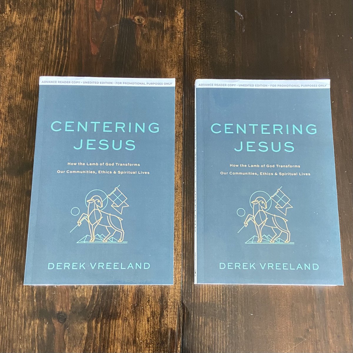 DerekVreeland's tweet photo. My book #CenteringJesus releases on 8/22. I have two advance reader copies to give away to two people living in the continental US!

All you have to do to enter is:

1. Follow me on Twitter
2. Like this post
3. RT this tweet

Winners will be announced Wednesday 7/19 at 9PM CT! https://t.co/DTskDRc5Aj