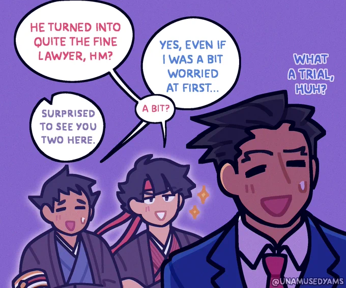 (1/2) small world 🌎👻
#AceAttorney #tgaa #asoryuu 