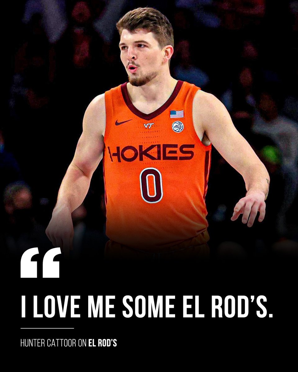 Hunter Cattoor dishes out his thoughts on El Rod's. 🗣️

#Hokies | #StoneByStone