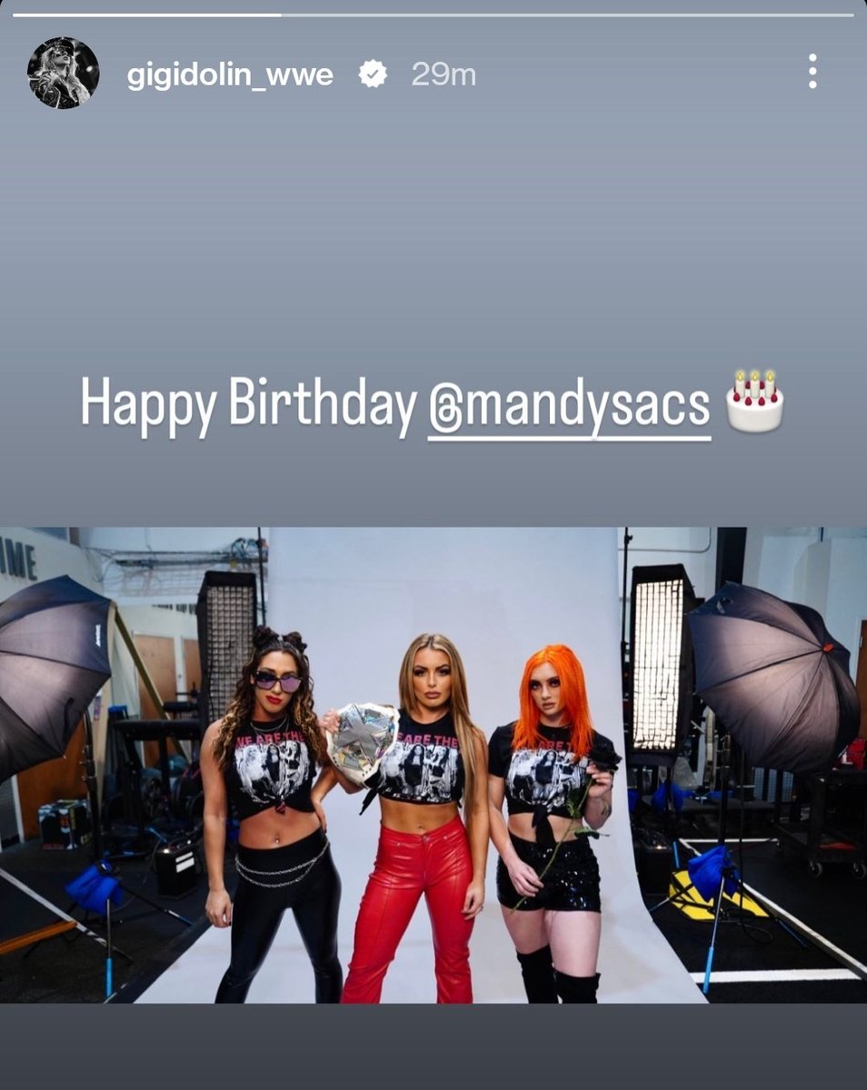 Gigi Dolin with a birthday wish for Mandy Rose #ToxicAttraction https://t.co/NRHKzySejy