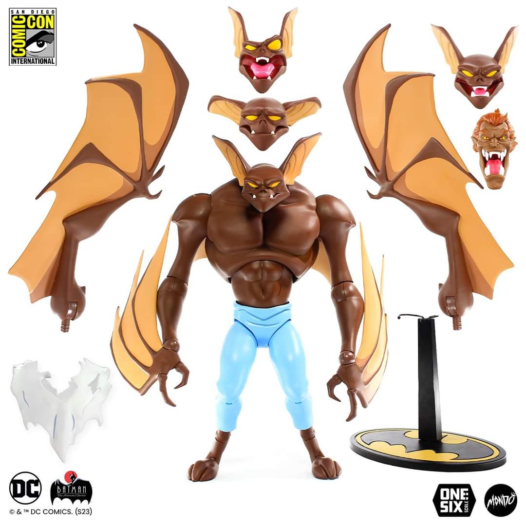 monstersngeeks's tweet photo. El #ObjetoDelDeseo: Figura de #ManBat, basada en el diseño de #BatmanTheAnimatedSeries, creada por Mondo y exclusiva de la SDCC 2023. (1/2) https://t.co/I5Ozrh3rMS