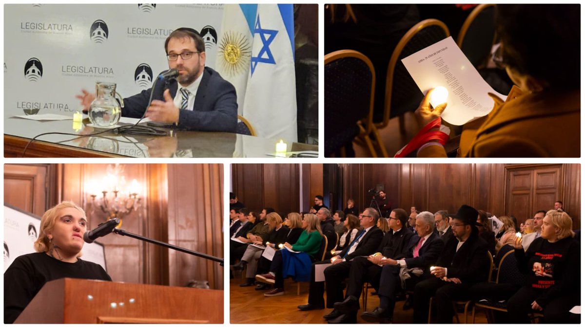 cestebarena's tweet photo. Esta tarde en @legiscaba conmemoramos el 29° aniversario del atentado a la sede de la #AMIA. Gracias @CRomeroOK por organizar este encuentro. Un homenaje sentido y necesario, en memoria de las víctimas, todos diciendo presente ante una #Justicia ausente. No+impunidad #AMIA29Años https://t.co/HgZGXn2GSk