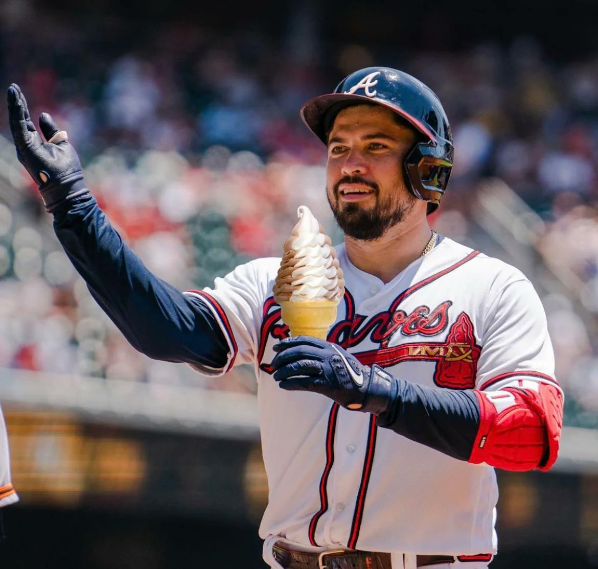 FAX Sports: MLB on X: @Braves ICE CREAM FOR EVERYONE
