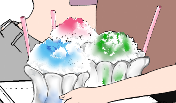 「かき氷 ソロ」のTwitter画像/イラスト(新着)｜2ページ目