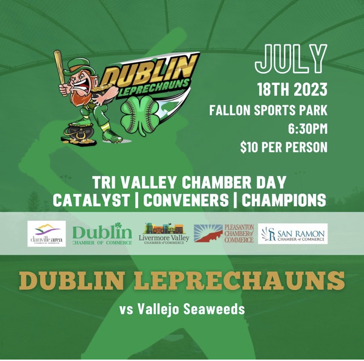 DublinLeps's tweet photo. The Tri-Valley Chambers will be going us at tonight’s game https://t.co/HVBxvQDDY1