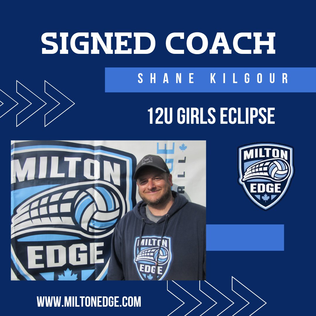 milton_edge's tweet image. We are excited to announce that Coach Shane Kilgour will be back as Head Coach for our 12U Girls team.