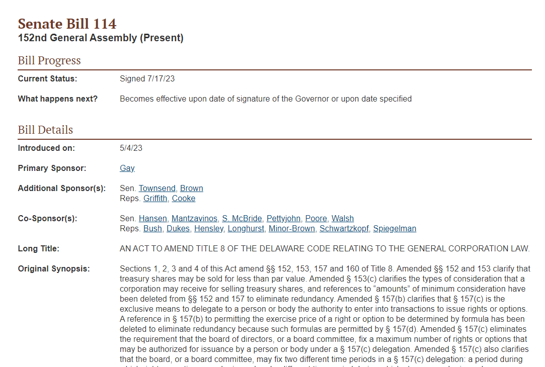 H2Now (@hydrogenh2now) on Twitter photo Nikola is now allowed to increase it's authorized share count with it's current vote. Bill signed on 7/17/2023. Bankruptcy argument is voided.
<a href="/nikolamotor/">Nikola Corporation</a> $nkla #FCEV #BEV #Hydrogen #H2 #CleanEnergy #HydrogenHub #ZeroEmission #GreenEnergy
legis.delaware.gov/BillDetail?leg… Nikola is now allowed to increase it's authorized share count with it's current vote. Bill signed on 7/17/2023. Bankruptcy argument is voided.
<a href="/nikolamotor/">Nikola Corporation</a> $nkla #FCEV #BEV #Hydrogen #H2 #CleanEnergy #HydrogenHub #ZeroEmission #GreenEnergy
legis.delaware.gov/BillDetail?leg…