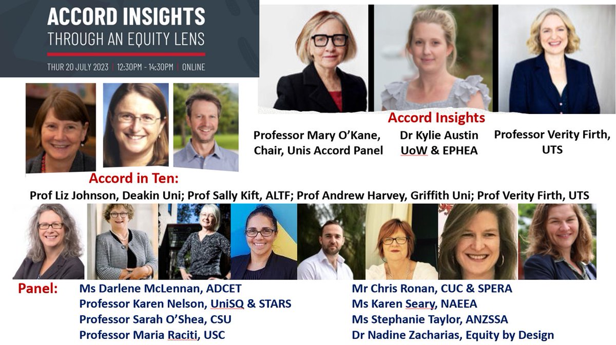 Sally Kift (@kiftsally) on Twitter photo 🚨Join Us
#AccordInsights thu #Equity lens
Free
📆 20 July '23 @ 12.30-2.30AEST
Rego accordinsights.com.au
🗣️Experts on <a href="/JasonClareMP/">Jason Clare MP</a> big wins
-Places 4 all Indigenous students
-Scrap JRGP punitive 50% fail rule
-$67m for anor 34 <a href="/countryuc/">Country Universities Centre</a>
-Good governance
-Extend interim💲 🚨Join Us
#AccordInsights thu #Equity lens
Free
📆 20 July '23 @ 12.30-2.30AEST
Rego accordinsights.com.au
🗣️Experts on <a href="/JasonClareMP/">Jason Clare MP</a> big wins
-Places 4 all Indigenous students
-Scrap JRGP punitive 50% fail rule
-$67m for anor 34 <a href="/countryuc/">Country Universities Centre</a>
-Good governance
-Extend interim💲