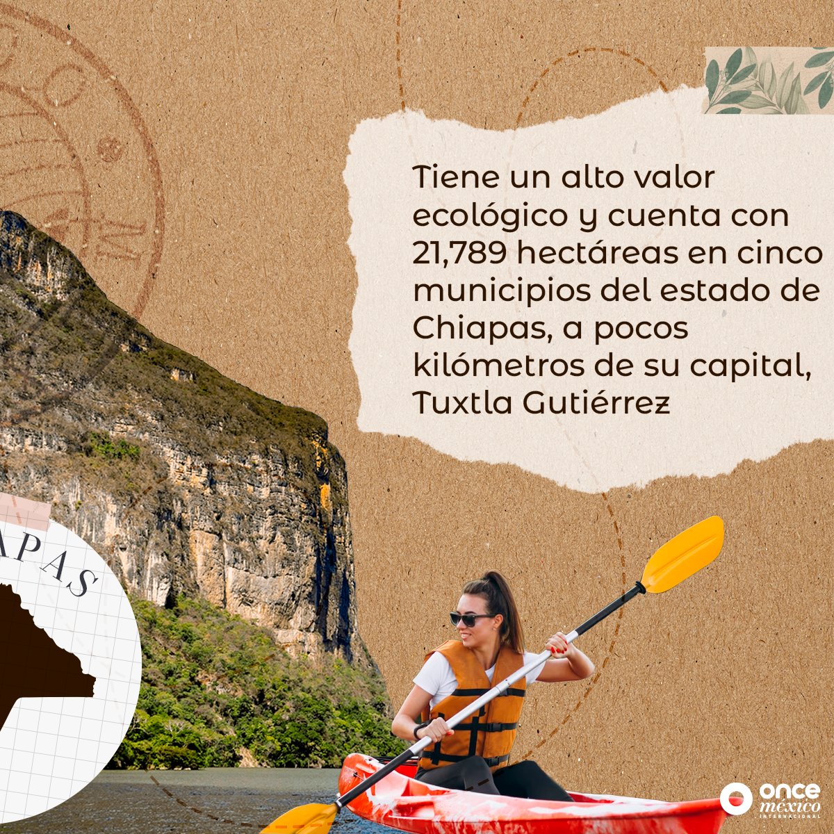 ElOnceMexico's tweet photo. #México tiene tantas maravillas que tiempo es lo que hace falta para visitarlas ✨. En #OnceMexico les recomendamos que visiten el #CañonDelSumidero en Chiapas. ¡Hagan el recorrido, no se van a arrepentir! 😃
#OnceMexicoContigo https://t.co/5zKrZ9Ilq3