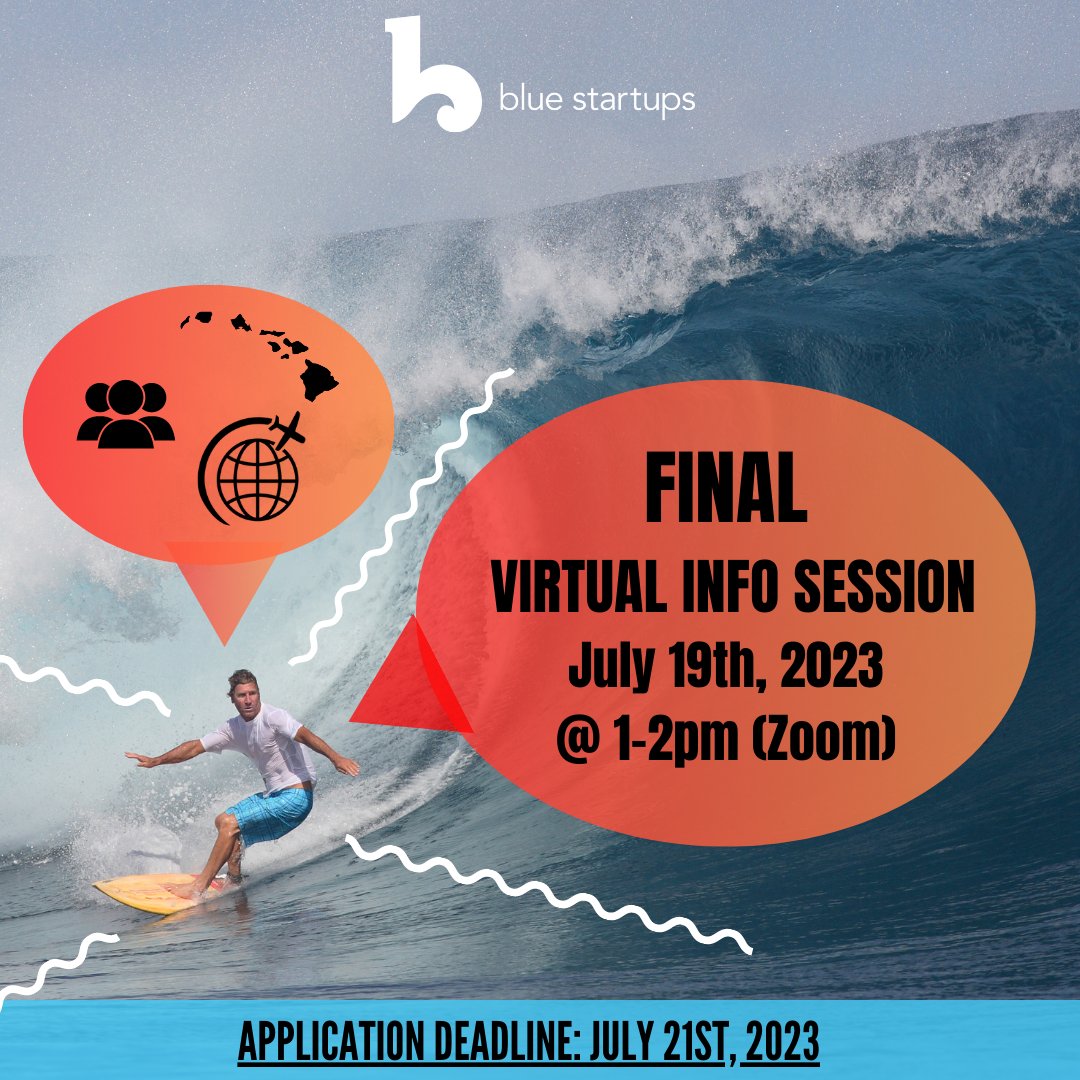 Calling all entrepreneurs! 

Join our final Cohort 15 info session tomorrow, July 19th, 1 pm HST on Zoom! Get insider insights and answers to your burning questions.  Secure your spot now through the link below:

https://t.co/MJEZpddSUQ https://t.co/0u2ZLyEVS8