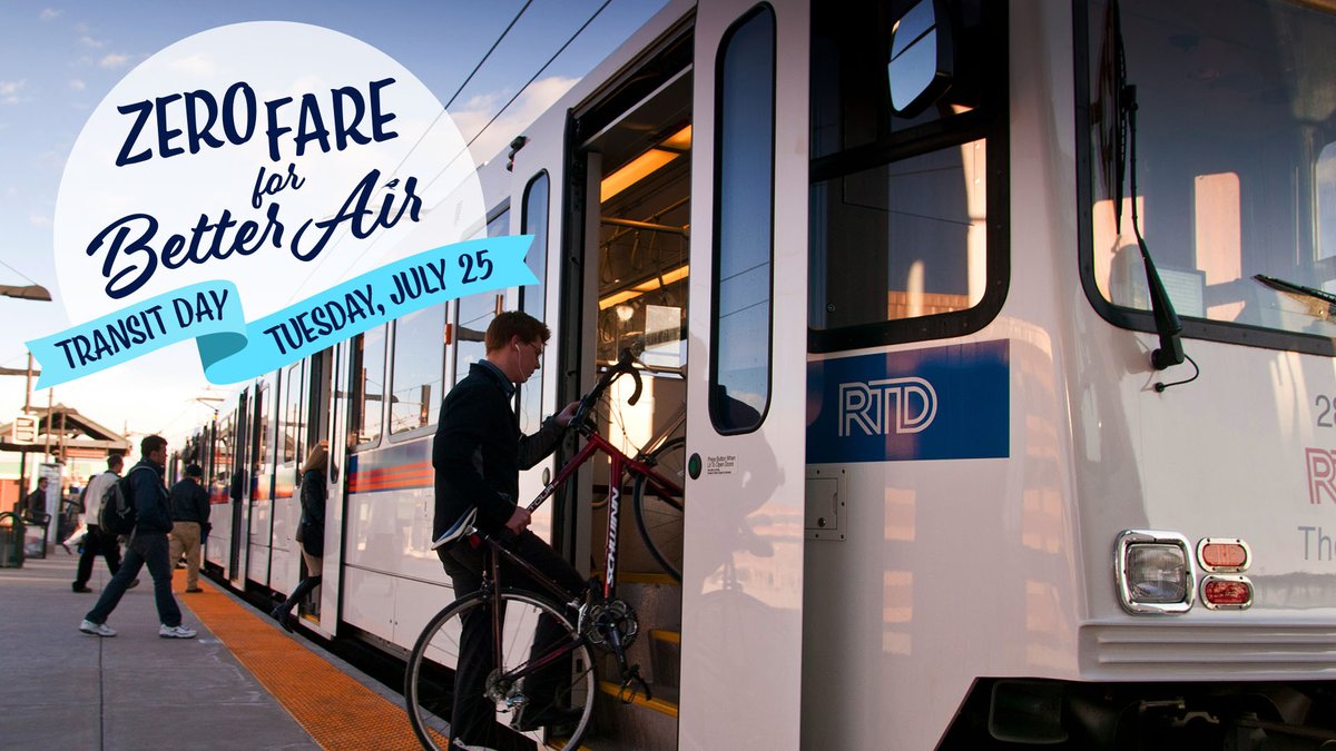 #WayToGo is hosting #TransitDay at the <a href="/RideRTD/">RTD</a> G Line stop in Olde Town Arvada from 7 a.m. to noon July 25 with snacks and swag for users and operators. Pick up and complete your Bike Bingo cards to be entered to win a prize! #MonthlyChallenge #ZeroFare #BetterAir