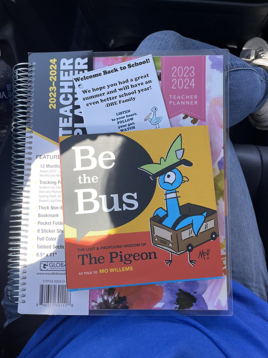 cassbarceleau's tweet photo. Yesterday was my first official day as a Bobcat! I’m obsessed with our theme for the year! #bethebus #mowillems #newplanner #topgolfteambuilding #greatfirstday https://t.co/EyfhfiVMjD