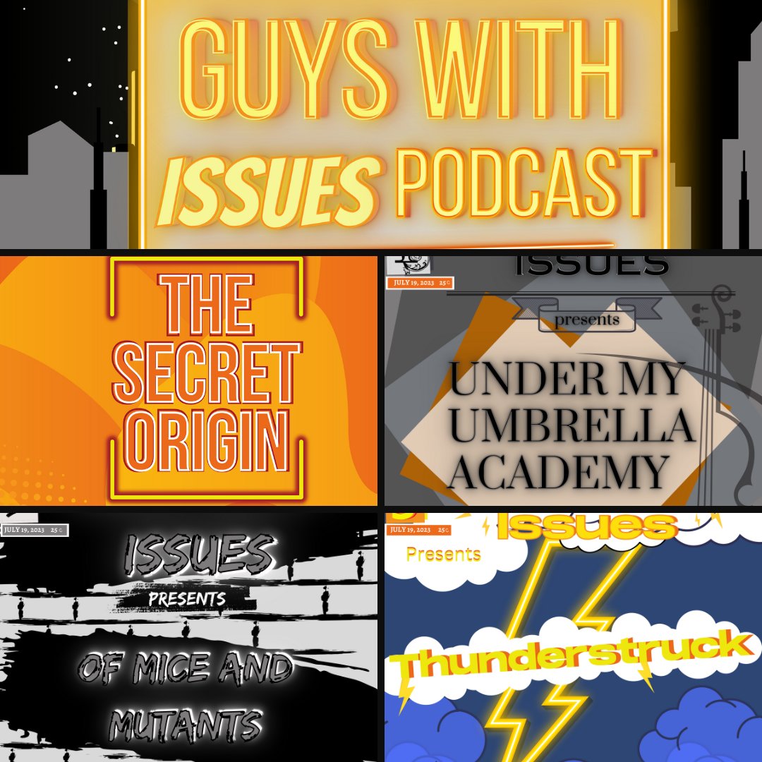 #newpodcast #podcast #comicbooks #dccomics #Spotify #ApplePodcast #newepisode #BookClub  
Join Guys With Issues as we dive into the comic book stories that started a multibillion dollar phenomenon. Check out our first four episodes on Spotify, Apple Podcasts, and Google Podcasts.
