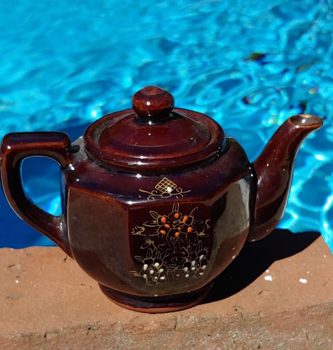 🫖 Teapot Tuesdays! This cute little pot is hanging out by the pool, catching some rays.🌞
#teapottuesdays #summerinnewengland #authorswhodrinktea #berylbluetimecopseries #everytimewesaygoodbye <<<coming soon!