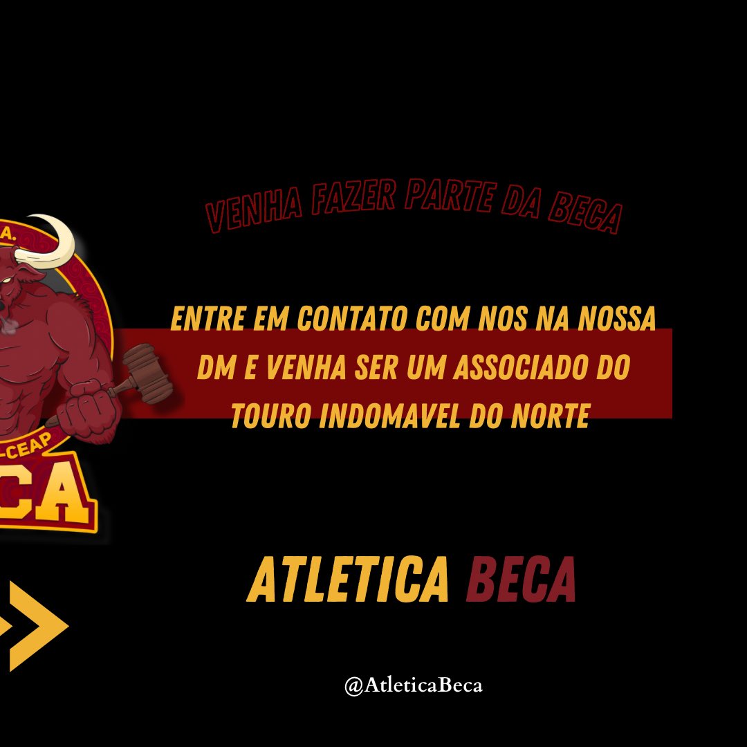 AtleticaBeca's tweet photo. Quaisquer dúvidas é só entrar em contato conosco na nossa DM.
#GOBECA 🔴🟡🐂 https://t.co/SA4XrsrKyT