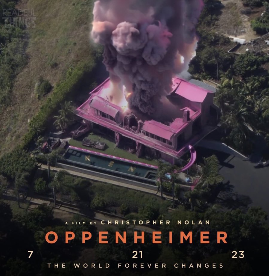 the real cause of the smoke over the US instead of the canadian wildfires #Barbenheimer #Barbie #CanadianWildfires #Oppenheimer