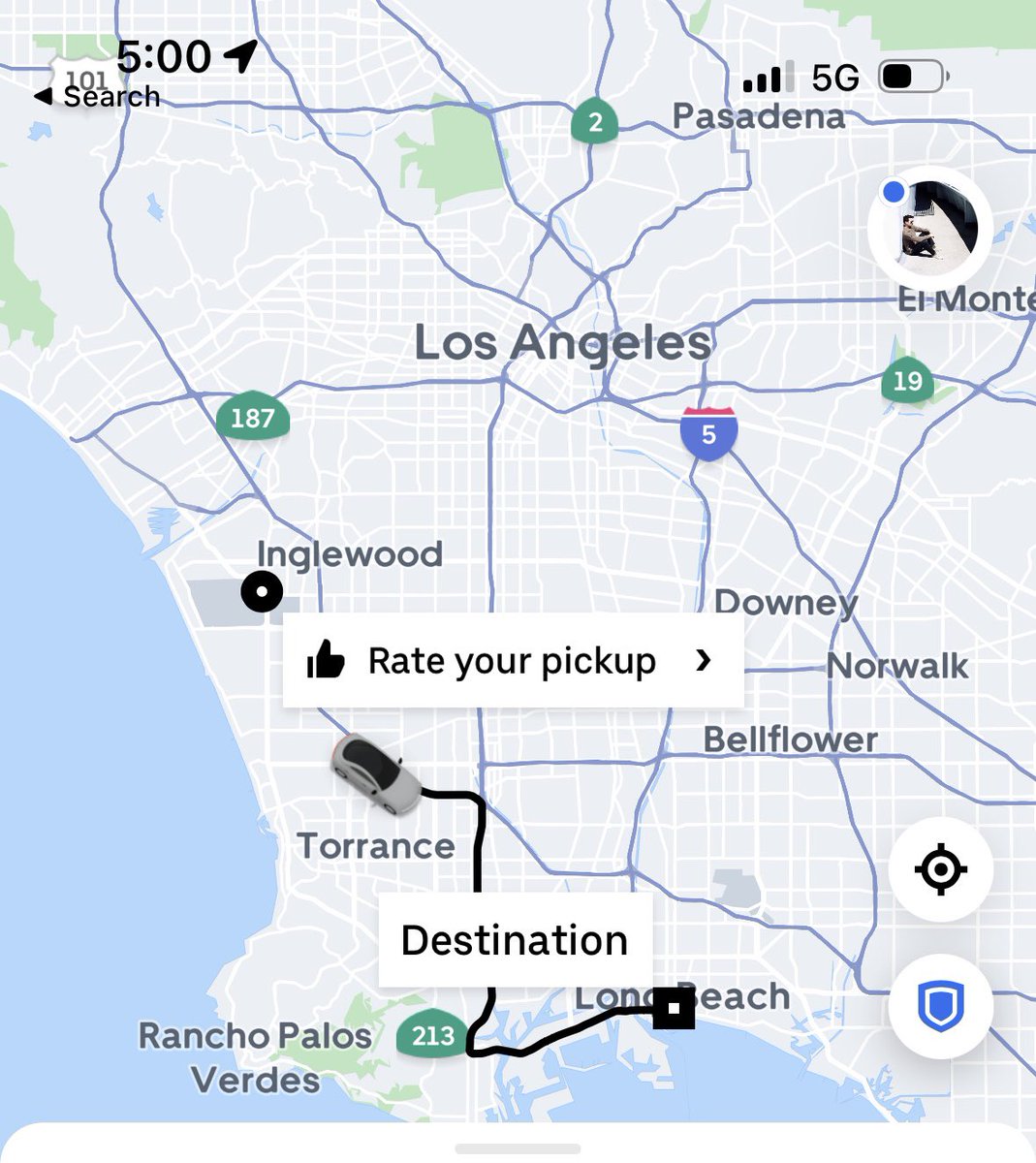 DarthBrooksss's tweet photo. This 5PM #Uber about to cost more than my flight. https://t.co/9j7jSfiicP