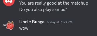 unclebunga's tweet image. I've had a few dms from unranked players trying to insult me but I think this one hurt the most