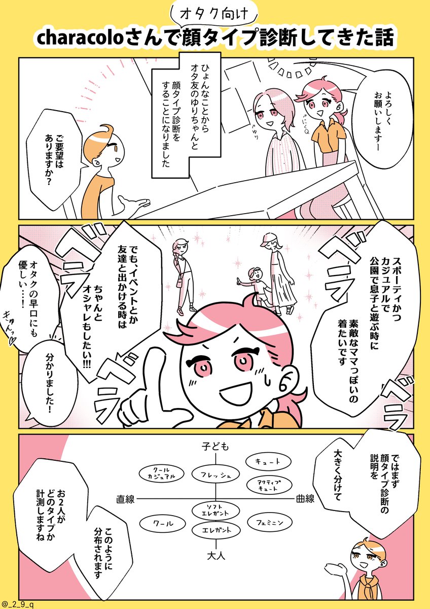 characoloさん(@characolo_m)で顔タイプ診断してきました～!!(1/2) #PR 